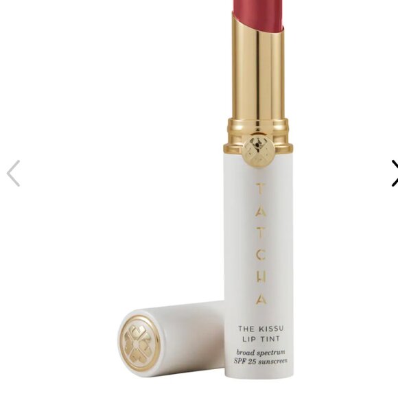 Tatcha The Kissu Lip Tint SPF 25 Hydrating Tinted Lip Sunscreen Plum Blossom NIB - Picture 6 of 6